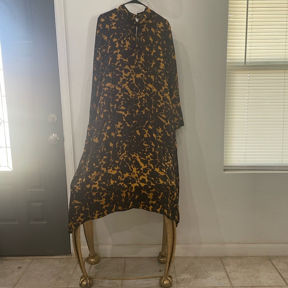 COS Black and Brown Long Sleeve Dress - Picture 3 of 3